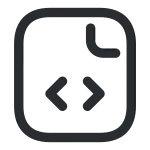 Document Code SVG Icon